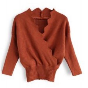 Rust colored Womens sweater size M